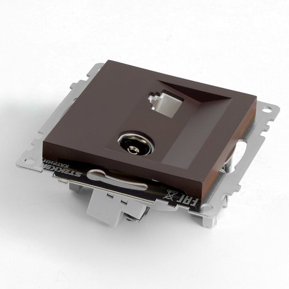 ТВ-розетка без рамки Stekker Катрин 49185