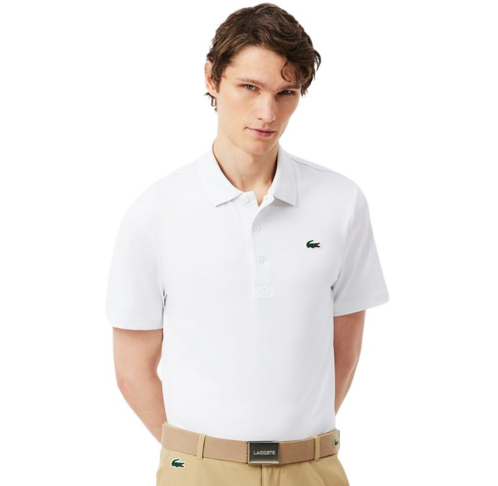 Теннисное поло Lacoste Ultra Dry Stretch Golf - white