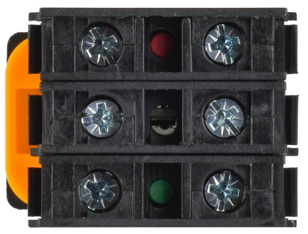 Кнопка d22мм 1НО+1НЗ MASTER с подсветкой и фиксацией син. IEK MI-BT60-11TD-3-11-K07