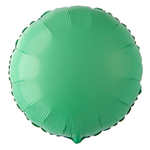 Шар фольгированный Круг 45 см (Зеленый)