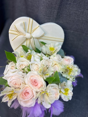 Композиция «Влюблённое сердце»