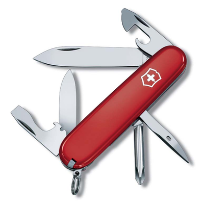 Нож перочинный Victorinox Tinker (1.4603.3R) 91мм 12функц. черный подар.коробка