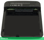 Бокс для накопителя AgeStar 3UB2A12 черный