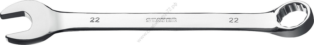 STAYER HERCULES, 22 мм, комбинированный гаечный ключ, Professional (27081-22)