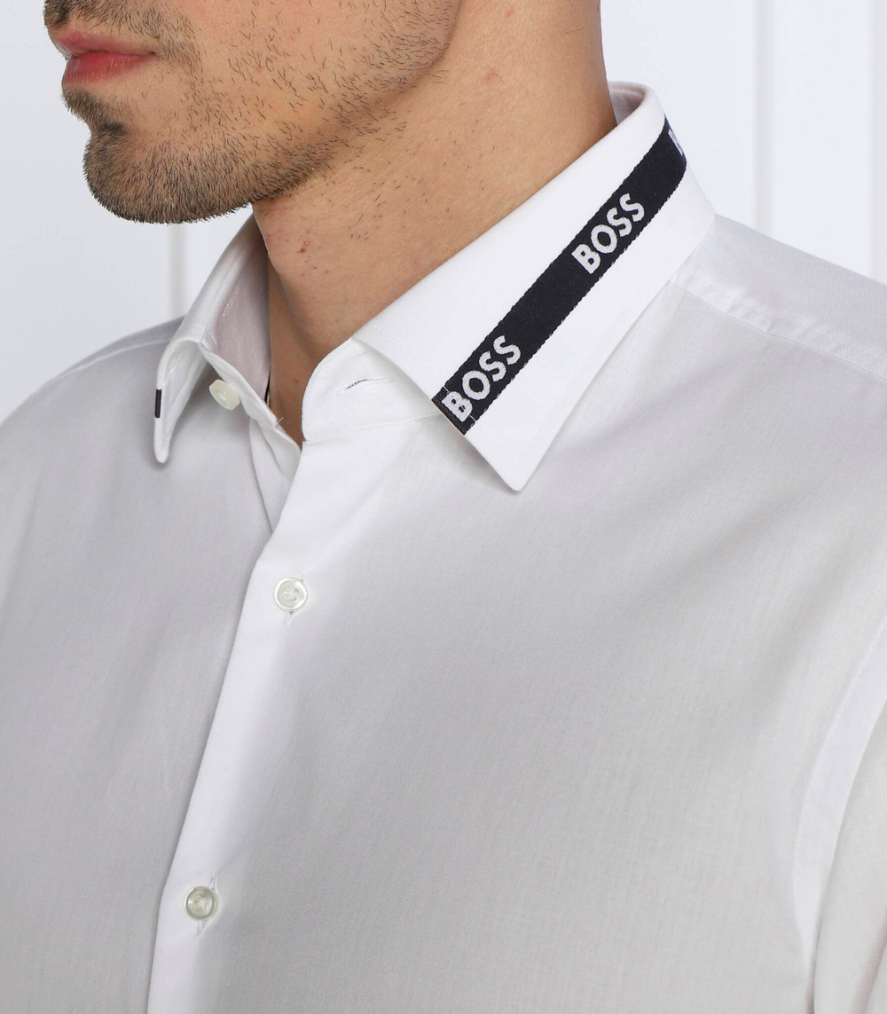 рубашка h-hank-kent-c1-214 BOSS BLACK - белый(50484516)