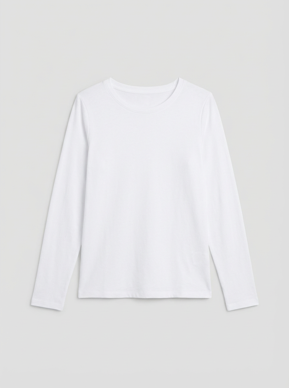 Лонгслив однотонный из модала