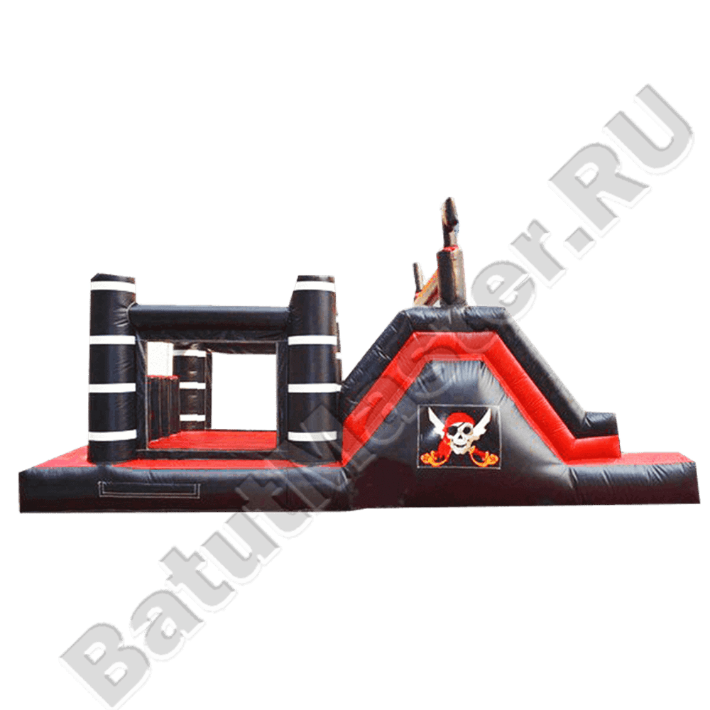 Коммерческий надувной батут "Черный пират"