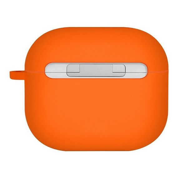 Чехол Uniq Nexo Liquid silicone +carabin +Sports ear hooks для Airpods 4 Volt Orange (AIRPODS(2024)-NEXVORG)