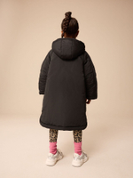 Куртка утепленная с капюшоном для девочки Next E33-633, Черный