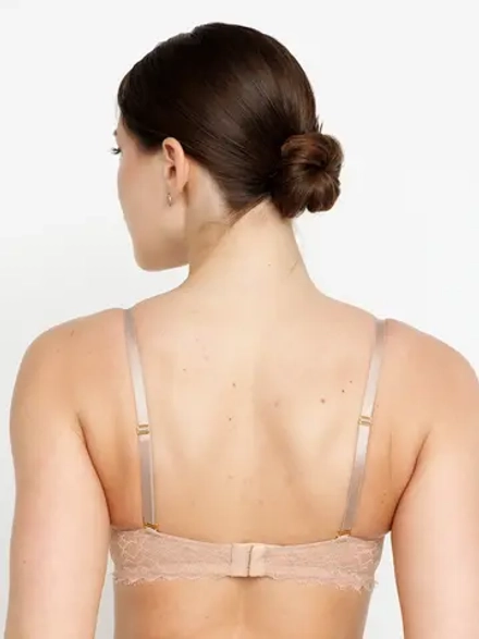 Бюстгальтер Zebra формованная чаша 3D Push-up на каркасах (скин)