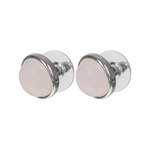 Серьги пусеты Fiore Luna ROSE QUARTZ LE1108 R/S