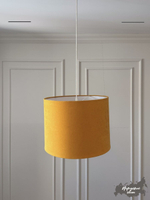 Светильник потолочный подвесной, абажур потолочный, цвет Черный с золотым E27