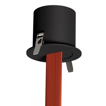 ST411.408.00 Встроенная база для подвода питания ST-Luce Черный BAND