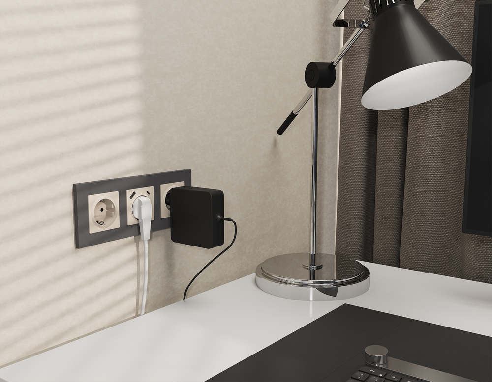 MA330010 Комплект механизма электрической розетки ALFA Бежевый матовый 2USB A+C 20W (быстрая зарядка) с/з QUANT (AP3300, VM160)