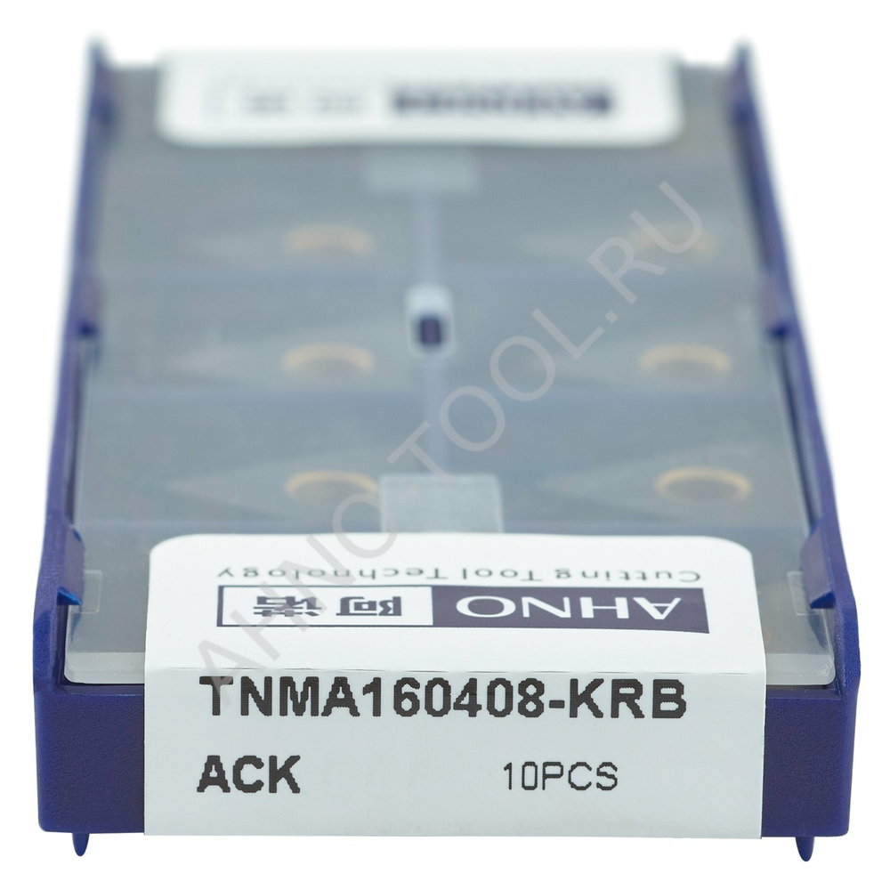 Пластина твердосплавная ISO TNMA160408-KRB ACK20E AHNO по чугуну, получистовая