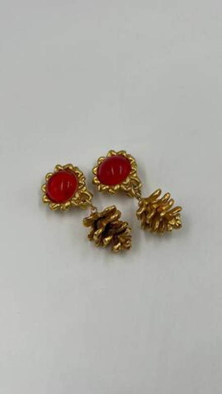 Клипсы с подвесками в виде шишек Kenzo