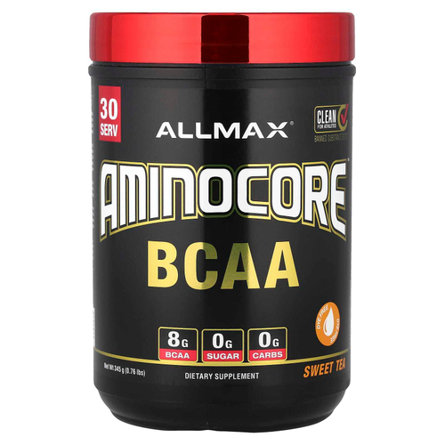 ALLMAX, AMINOCORE™ BCAA, со вкусом чая, 345 г (0,76 фунта)