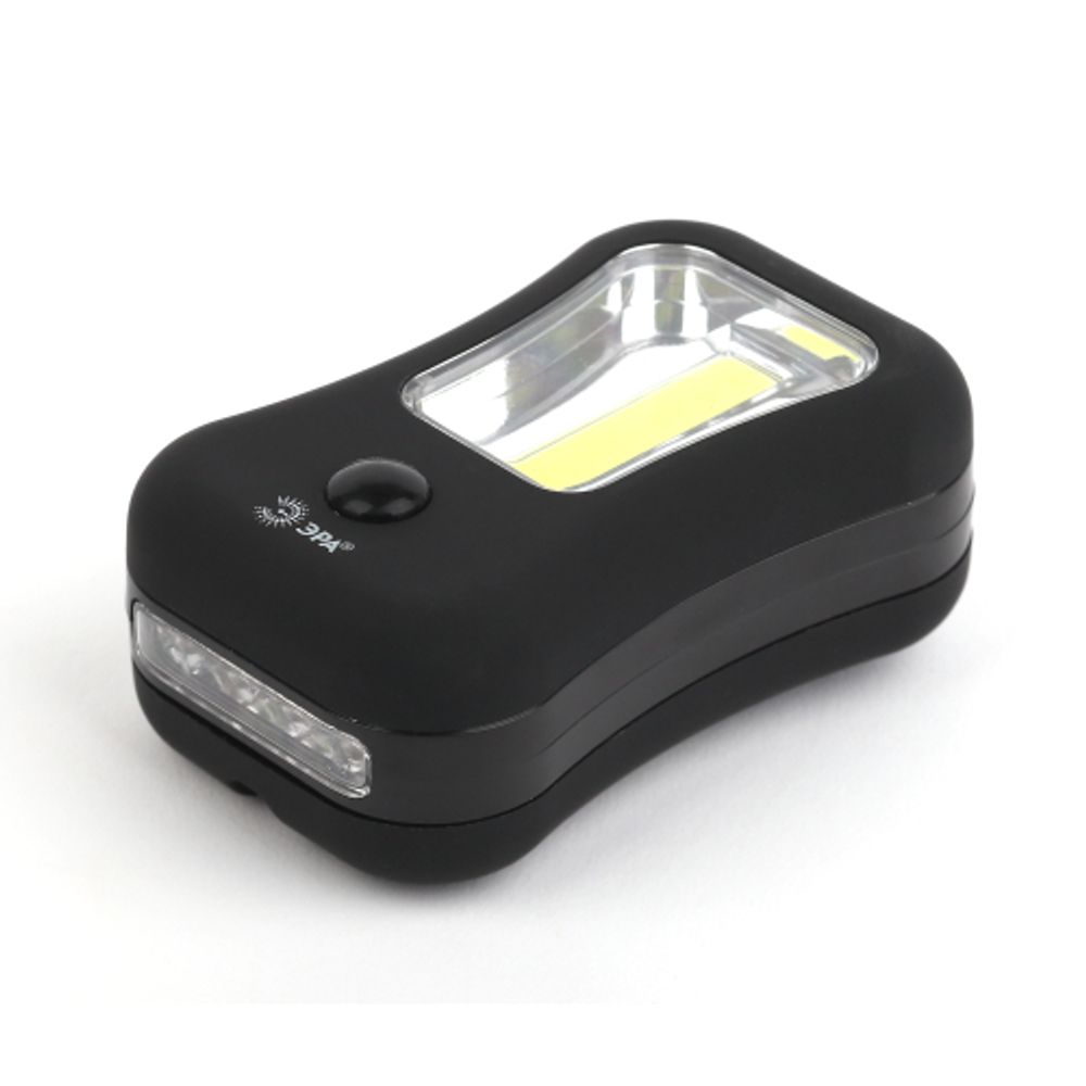 Светодиодный фонарь ЭРА Рабочие Практик RB-601 ручной на батарейках магнит крючок Soft-touch | Рабочие  фонари