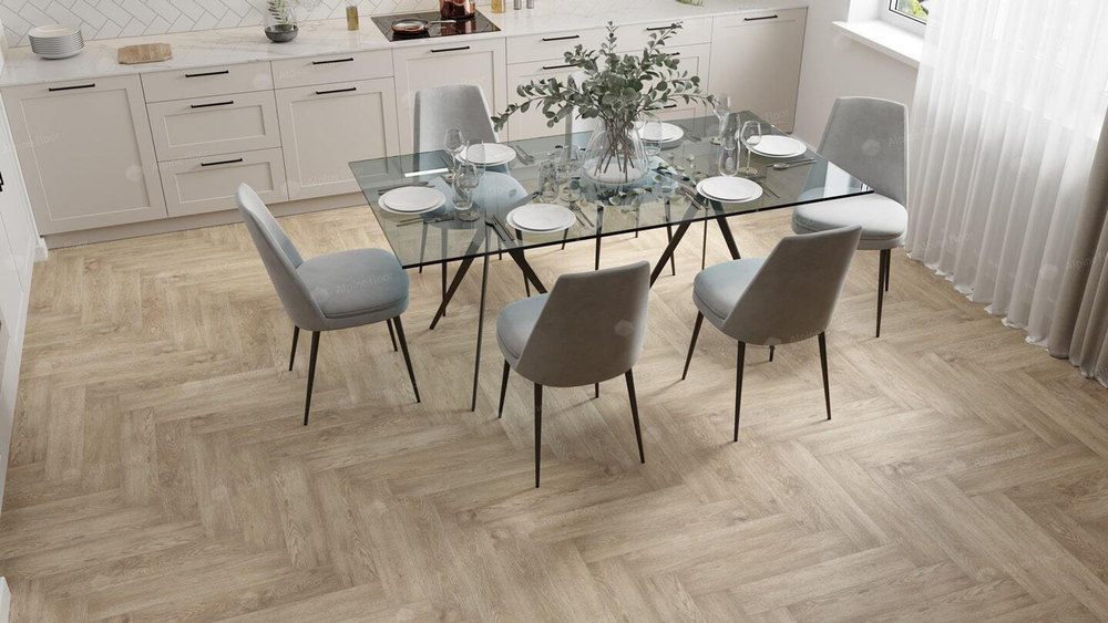 Каменно-полимерная плитка Alpine Floor Parquet Light Дуб Ваниль селект ЕСО 13-3