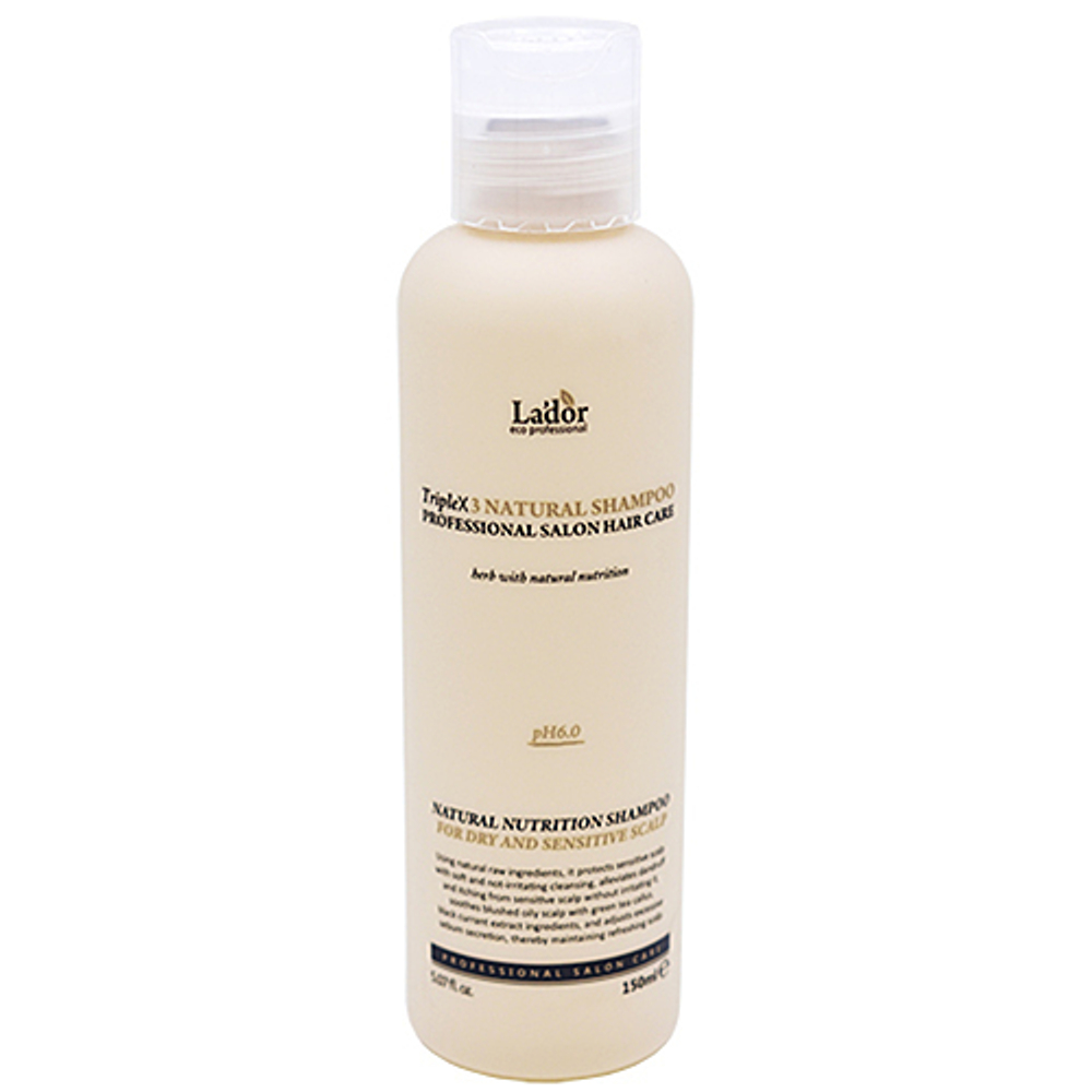 Lador Шампунь с натуральными ингредиентами - PH6.0 Triplex natural shampoo, 150мл