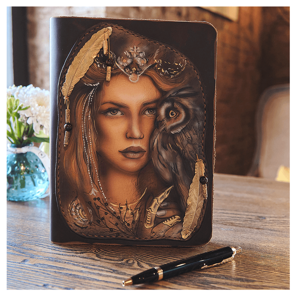 Кожаный ежедневник «Шаманка»