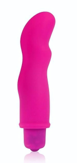 Розовый фантазийный вибромассажер Cosmo - 11,5 см. (Цвет: розовый)