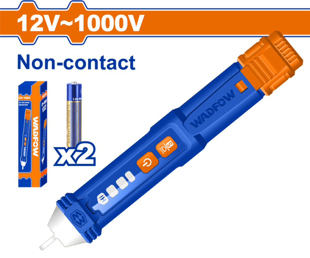 Бесконтактный детектор напряжения 12-1000 V (20/40) WADFOW WTP3501