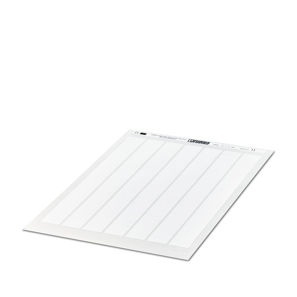0824250 - BMKL 25X12 WH CUS - Этикетки в листах DIN-A4