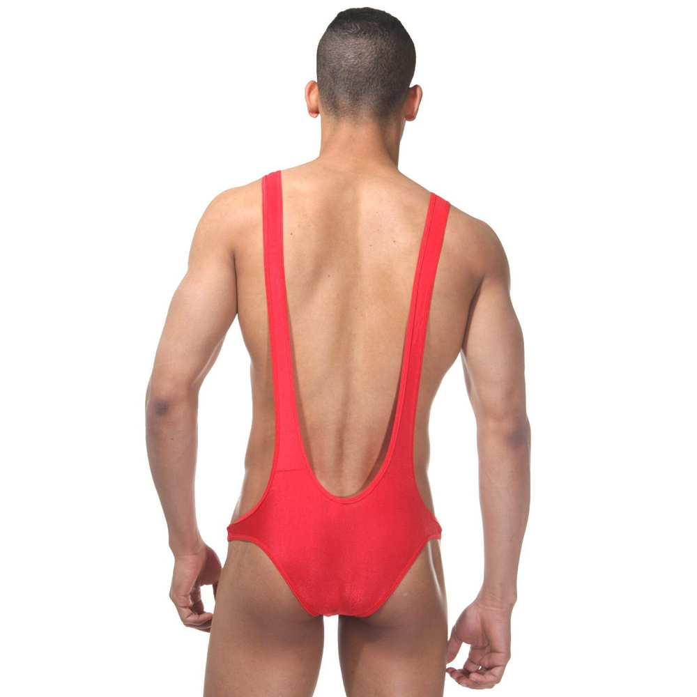 Мужской леотард красный LaBlinque LB15015