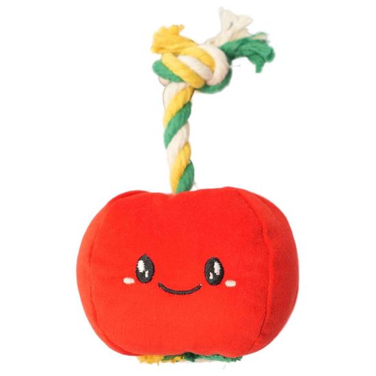 Mr.Kranch Игрушка для собак мелких пород "Помидор", 9*9см