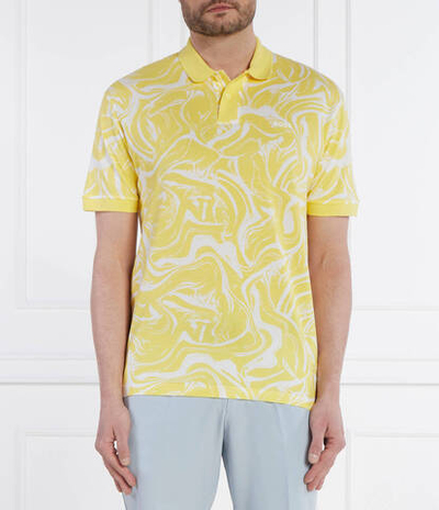 Поло AlloverOcean BOSS ORANGE - желтый(50511565)