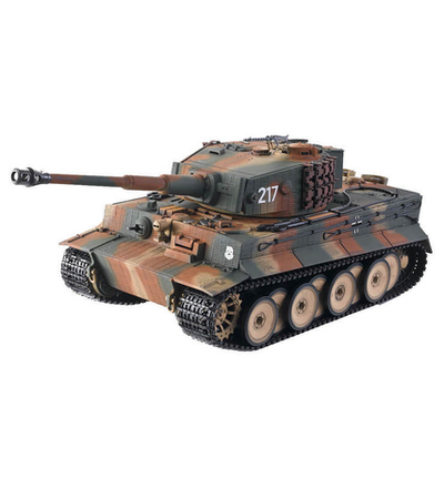 Радиоуправляемый танк Taigen 1/24 Tiger 1 (Германия, поздняя версия), для ИК боя, камуфляж 2.4G RTR