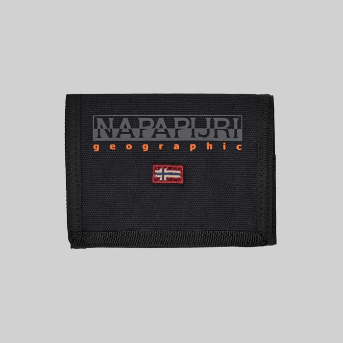 Кошелек Napapijri Hering Wallet 2 Black артикул:NA4GGR041 - купить в магазине Дайс