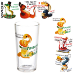 Стакан 230мл «Трудовые будни» 6 видов