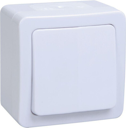 Выключатель 1кл с З/К IP54 IEK ГЕРМЕС PLUS