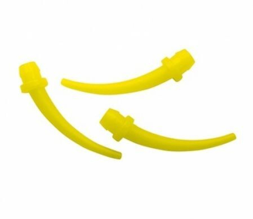 Канюли контурные интраоральные (100 шт) Желтые