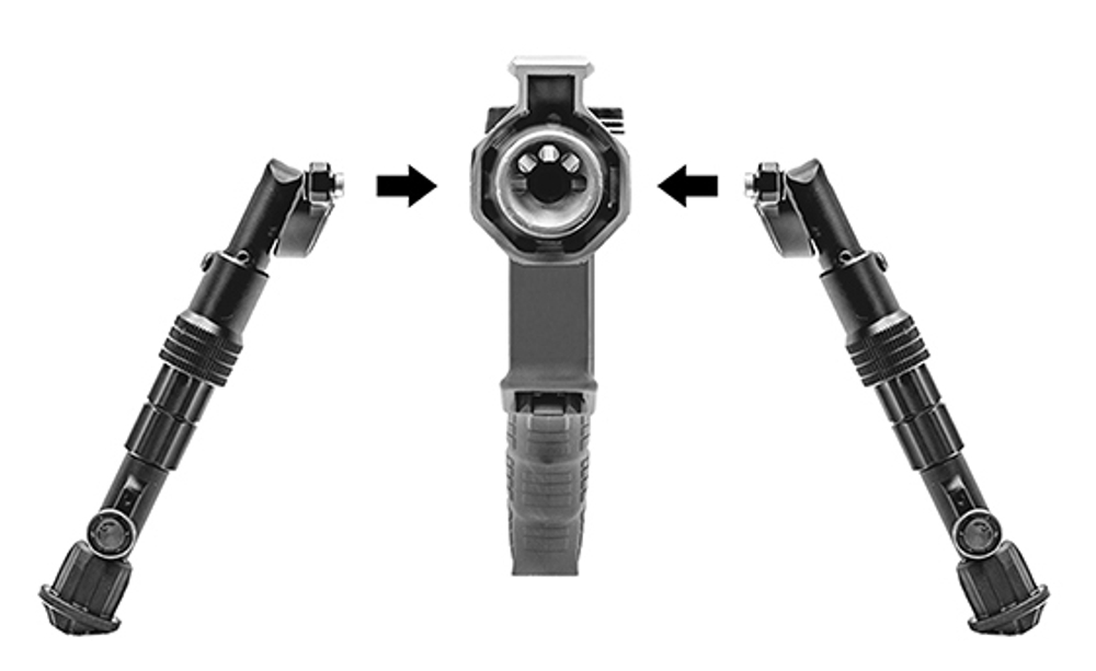 Сошки UTG на KeyMod, 127-203мм (TL-BPDK01)