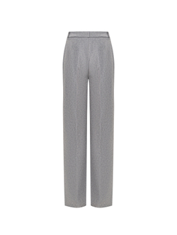 Брюки шерстяные с защипами