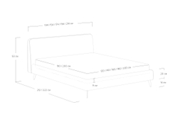 Кровать Boston (180x190)