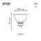 Лампа светодиодная Gauss GU5.3 6,5W 4100К матовая 1013527