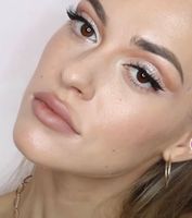 Оттеночные натуральные темно карие линзы для Светлых глаз Marquise Solo Dark brown (темно карие ) /Плюсовые диоптрии для дальнозоркости и близорукости