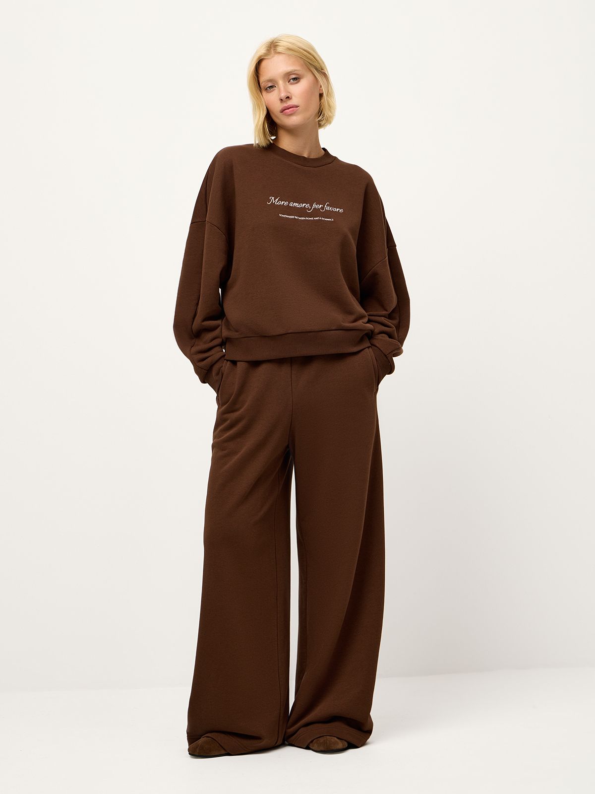 Расслабленные брюки wide leg