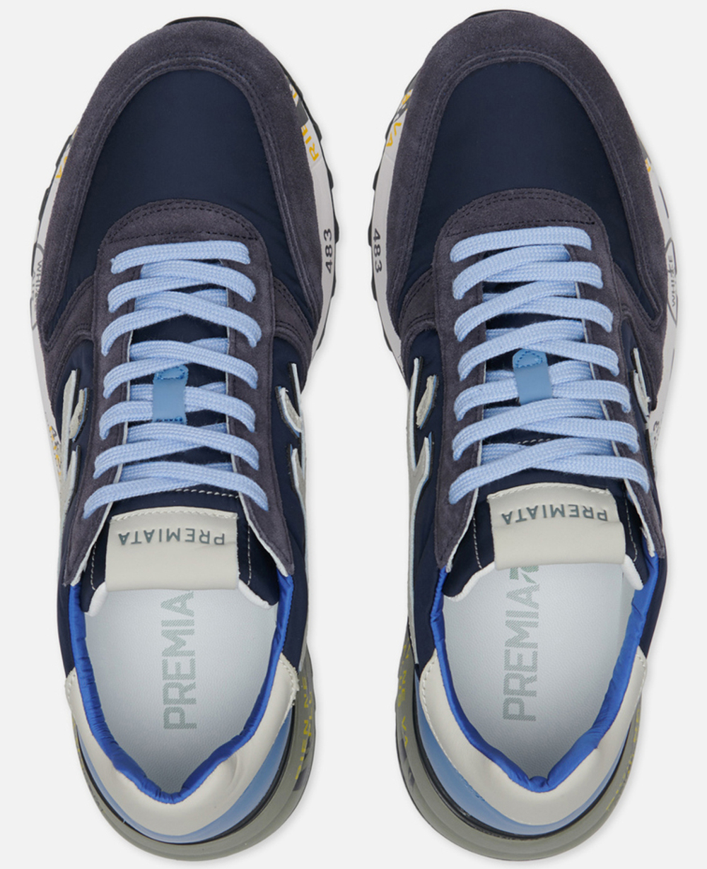 Premiata Mick 1280E Комбинированные синие спортивные