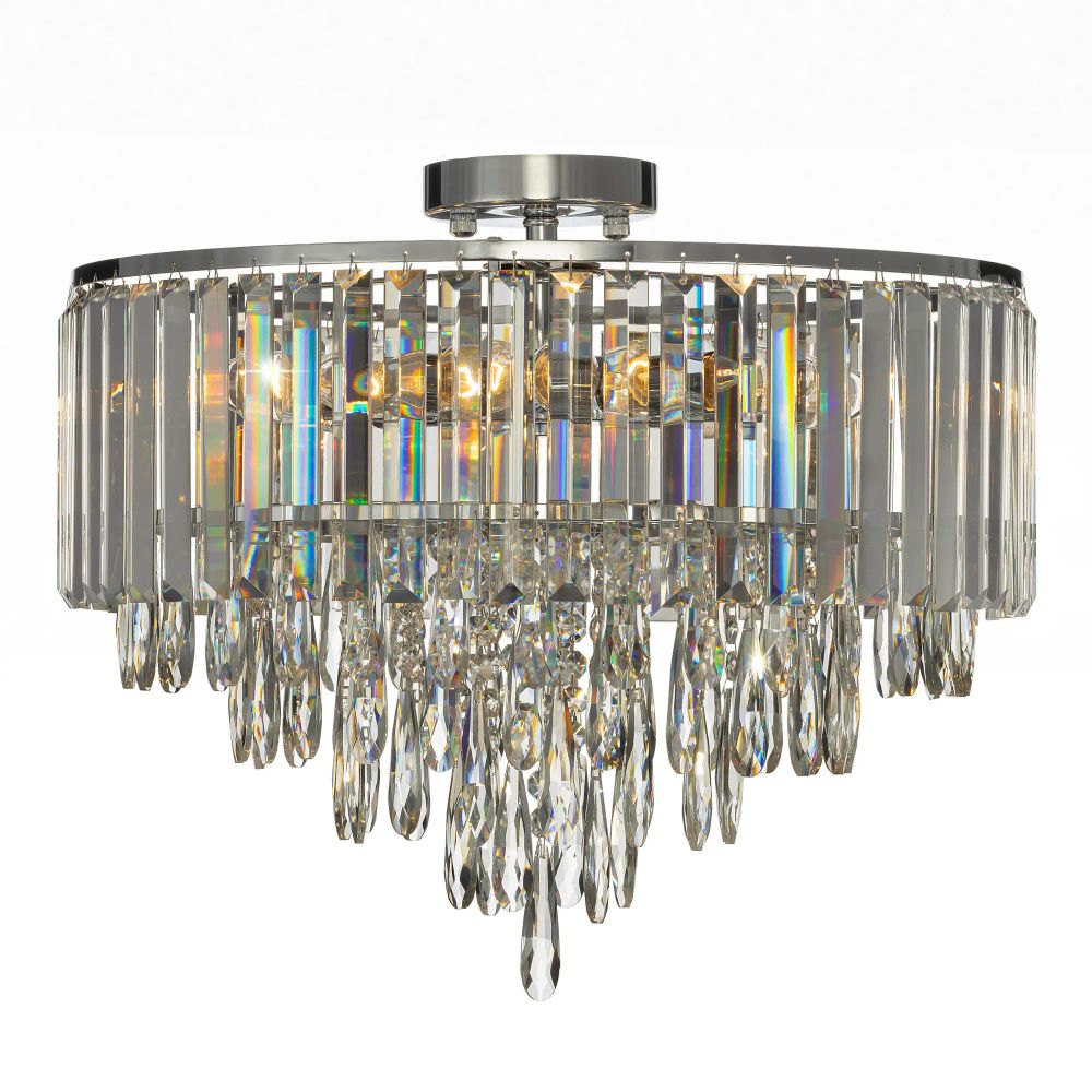 Citilux LEONNA CL320181 Люстра хрустальная Хром