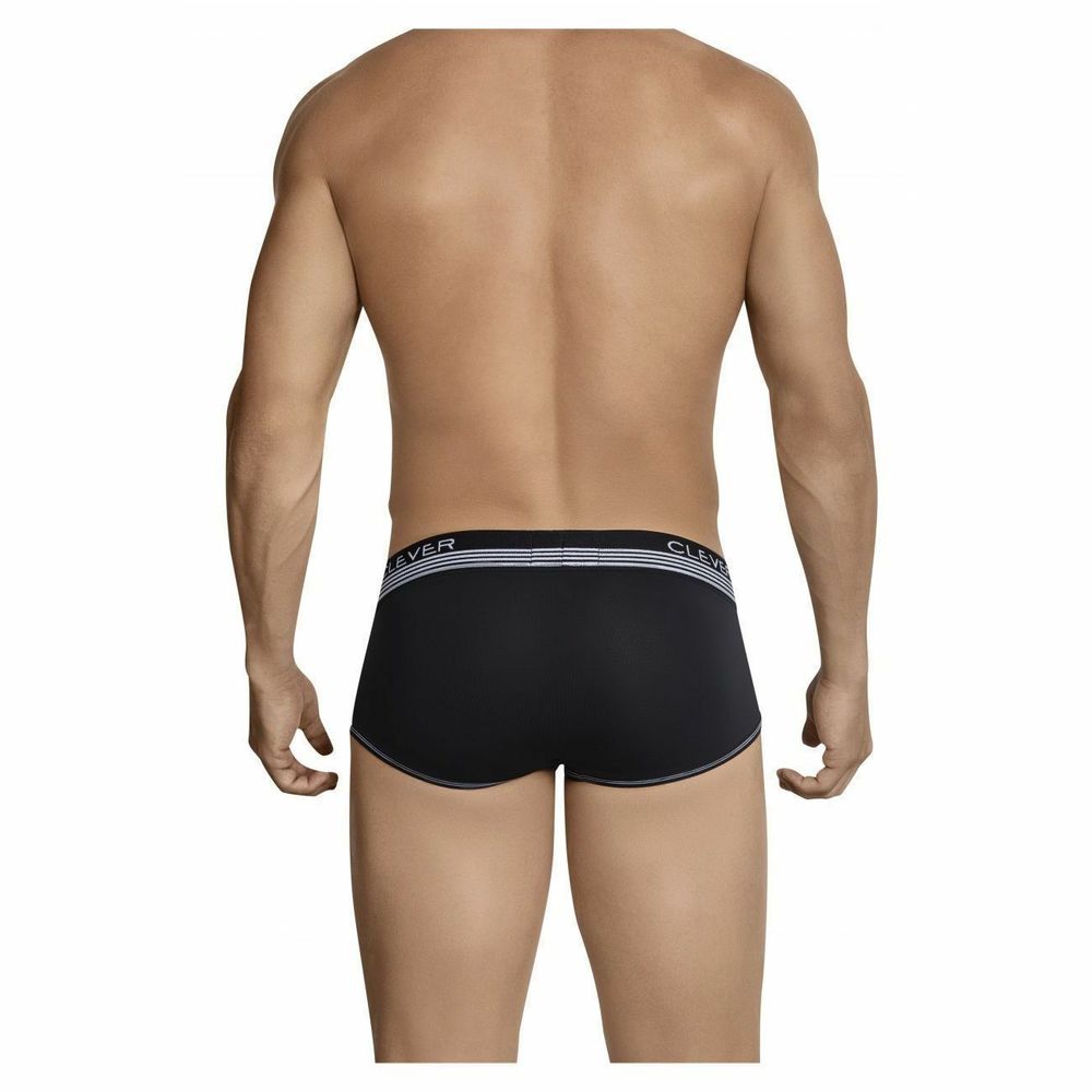 Мужские трусы брифы черные Clever Julio Piping Brief 541011