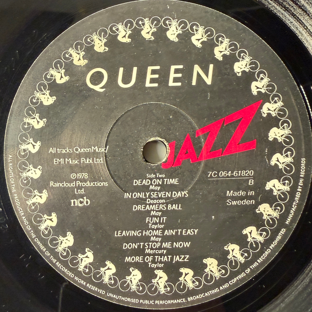 Queen - Jazz (Швеция 1978г.)