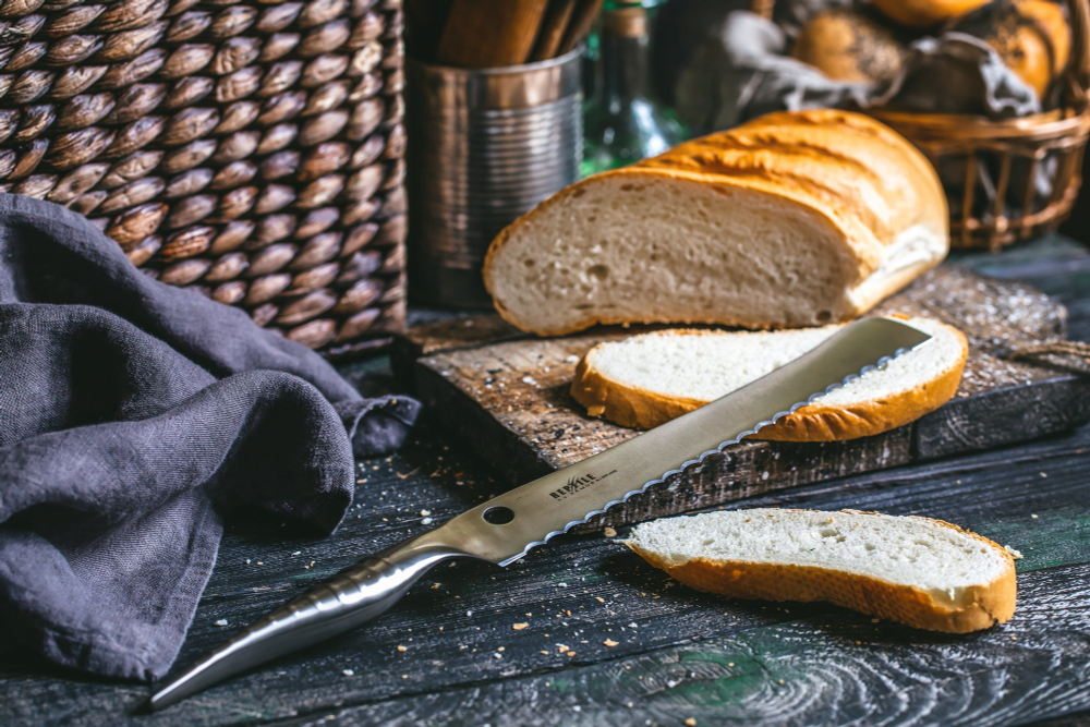 Нож кухонный для хлеба 23.5см Samura Reptile SRP-0055/K