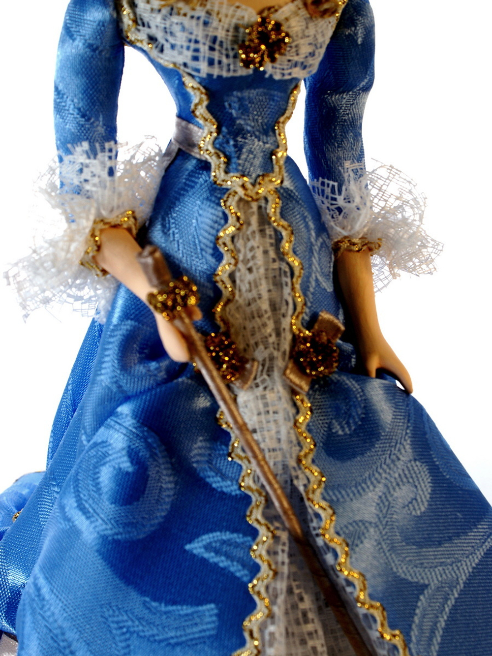 Кукла фарфоровая Дама с тростью