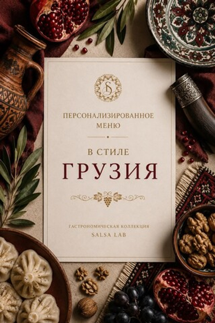 Персонализированное меню "В стиле Грузия"