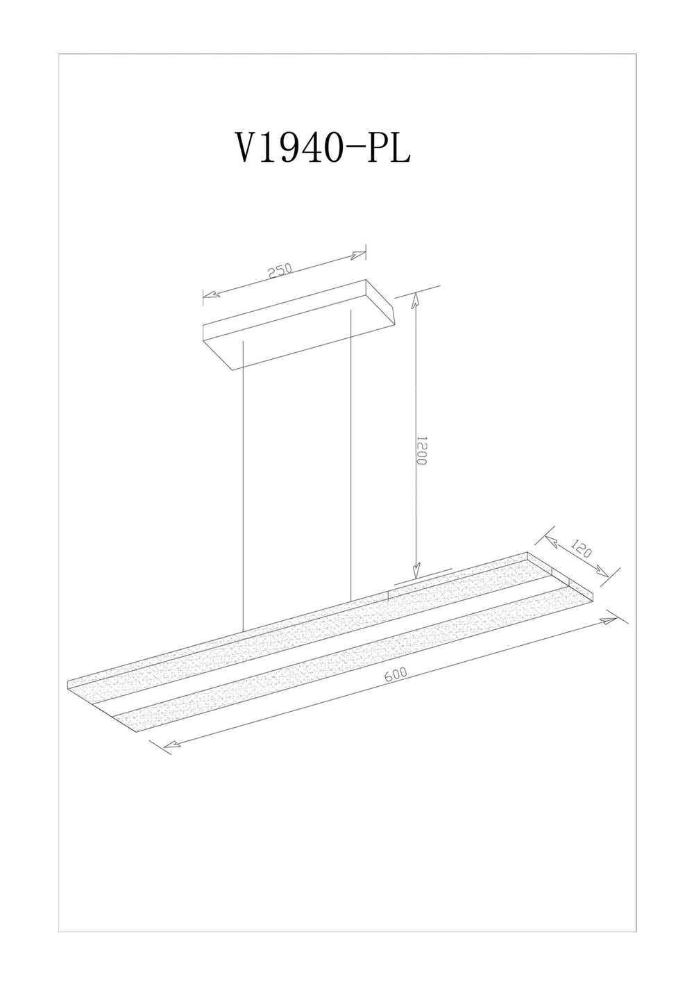 Светодиодный подвесной светильник Moderli V1940-PL Holo